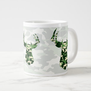 Camouflage der Hirschjagd Jumbo-Tasse