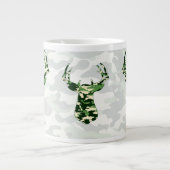 Camouflage der Hirschjagd Jumbo-Tasse (Vorderseite)