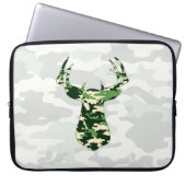Camouflage der Hirschjagd Laptopschutzhülle (Vorderseite)