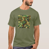 Camouflage der Holzflächen T-Shirt (Vorderseite)