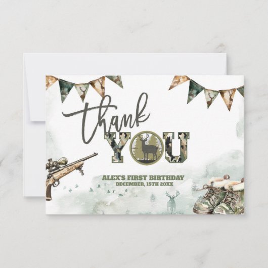 Camouflage der Jagd dank Karte (Vorderseite)