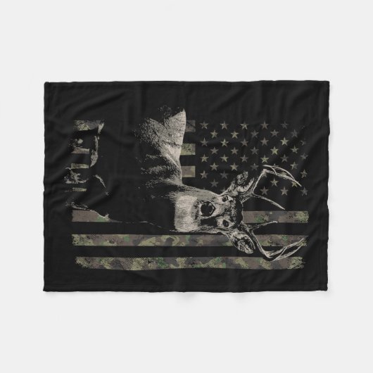 Camouflage der Jagd Fleecedecke (Vorderseite (Horizontal))