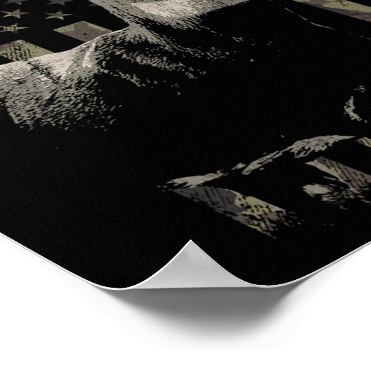 Camouflage der Jagd Poster (Ecke)