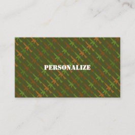 Camouflage der militärischen Streitkräfte Visitenkarte