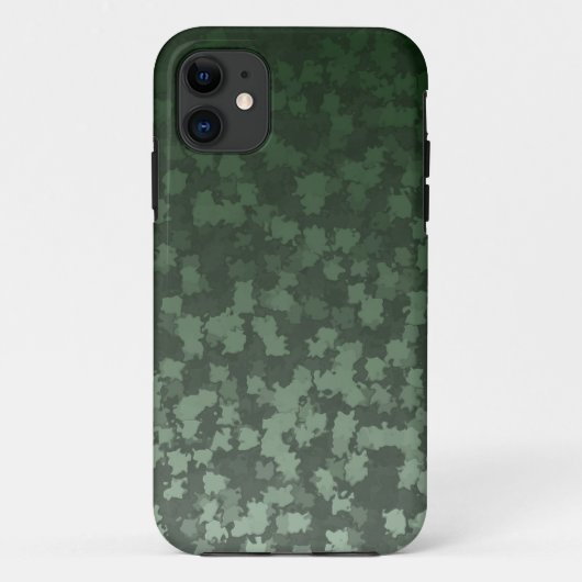 Camouflage der nächtlichen grünen Blätter Case-Mate iPhone Hülle (Rückseite)