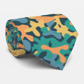 Camouflage der Rainbow-Signatur Krawatte (Gerollt)