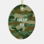 Camouflage der Sonderarmee Foto Weihnachtsbaumschm Keramik Ornament (Rechts)