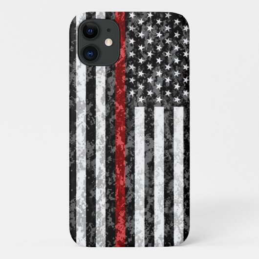 Camouflage der Thin Red Line Case-Mate iPhone Hülle (Rückseite)