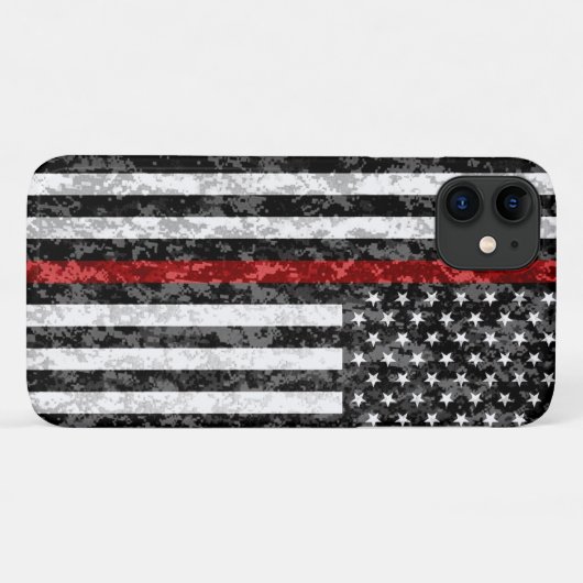Camouflage der Thin Red Line Case-Mate iPhone Hülle (Rückseite (Horizontal))