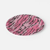 Camouflage des Bottomlandes Camouflage Pappteller (Schrägansicht)