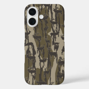 Camouflage des Bottomlandes Hirschjagdmuster iPhone 16 Hülle
