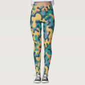 Camouflage des Kegelbogens Leggings (Vorderseite)