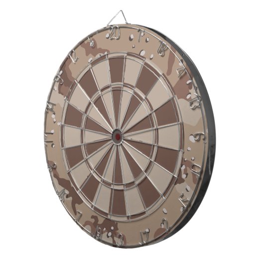 Camouflage Desert Camouflage Dartscheibe (Vorderseite rechts)