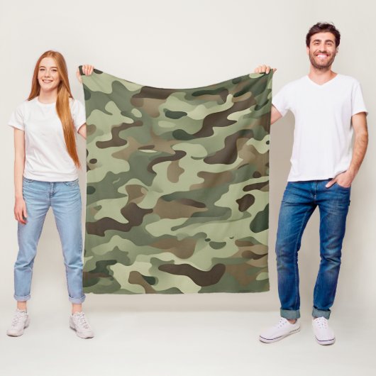 Camouflage-Design Fleecedecke (Beispiel)