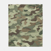 Camouflage-Design Fleecedecke (Vorderseite)