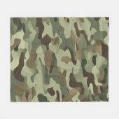 Camouflage-Design Fleecedecke (Vorderseite (Horizontal))