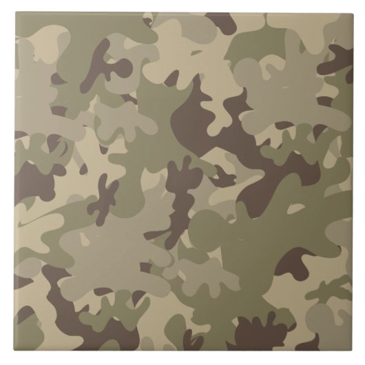 Camouflage-Design Fliese (Vorderseite)