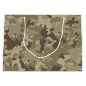 Camouflage-Design Große Geschenktüte (Vorderseite)