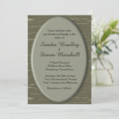 Camouflage Design Hochzeit Einladung (Stehend Vorderseite)