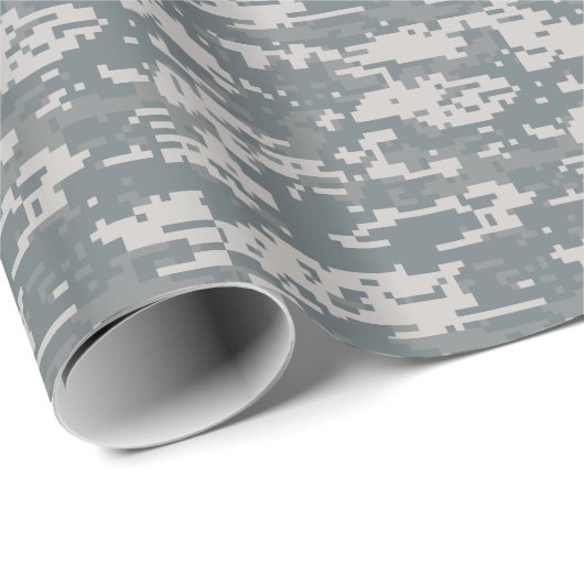 Camouflage Design Masculine Geschenkpapier (Rolleneckpunkt)