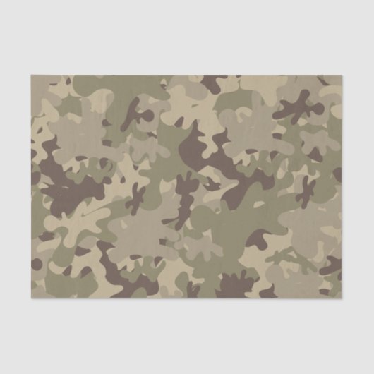 Camouflage-Design Seidenpapier (Vorderseite)