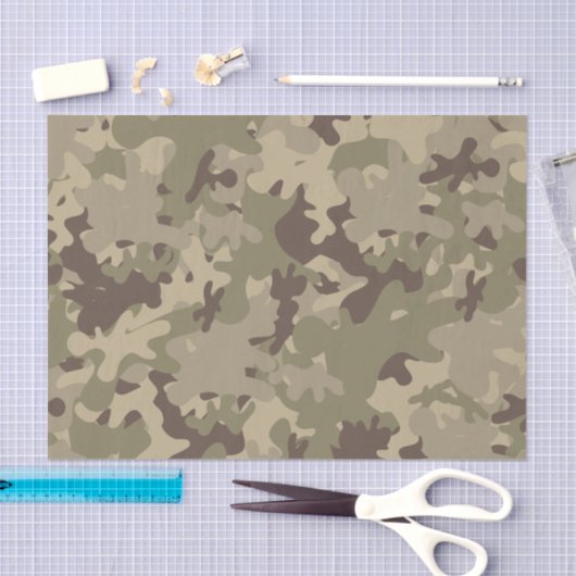 Camouflage-Design Seidenpapier (Handwerk)