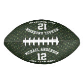 Camouflage Dots Personalisiert Name Team Number Sp Football (Vorderseite)