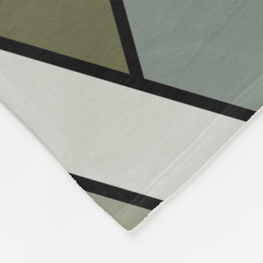 Camouflage Dreiecke Fleecedecke (Ecke)