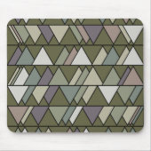 Camouflage Dreiecke Mousepad (Vorne)