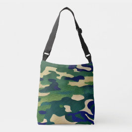 Camouflage Druck Cross-Body Tote Bag Tragetaschen Mit Langen Trägern