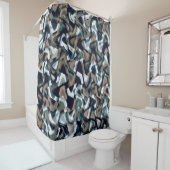 Camouflage Duschvorhang (Beispiel)
