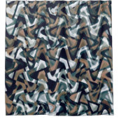 Camouflage Duschvorhang (Vorderseite)