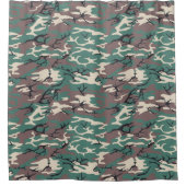 Camouflage Duschvorhang (Vorderseite)