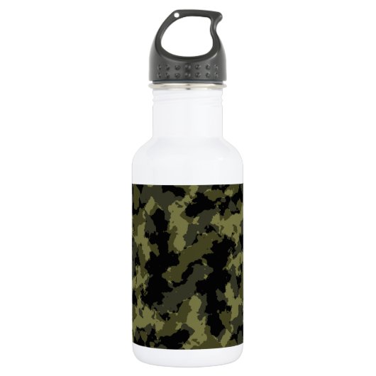 Camouflage Edelstahlflasche (Vorderseite)