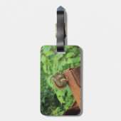 Camouflage-Eichhörnchen Gepäckanhänger (Rückseite vertikal)