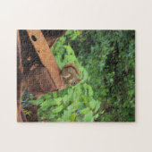 Camouflage-Eichhörnchen Puzzle (Horizontal)