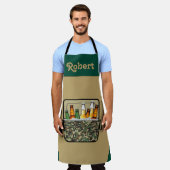 Camouflage Eis Brust mit Bier nach Maß Schürze (Getragen)