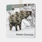 Camouflage Elche (Camoose) Keramikornament (Links)