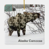 Camouflage Elche (Camoose) Keramikornament (Rückseite)
