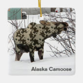 Camouflage Elche (Camoose) Keramikornament (Vorderseite)