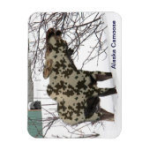 Camouflage Elche (Camoose) Magnet (Vertikal)