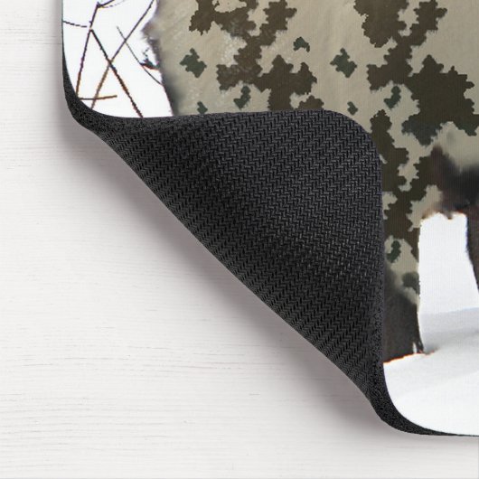Camouflage Elche (Camoose) Mousepad (Ecke)