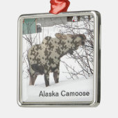 Camouflage Elche (Camoose) Ornament Aus Metall (Links)
