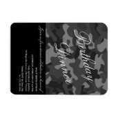 Camouflage-Event-Einladung, Abendessen, Party, Neu Magnet (Horizontal)