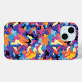 Camouflage farbiges Muster Case-Mate iPhone Hülle (Rückseite (Horizontal))