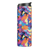 Camouflage farbiges Muster Thermosbecher (Nach links gedreht)