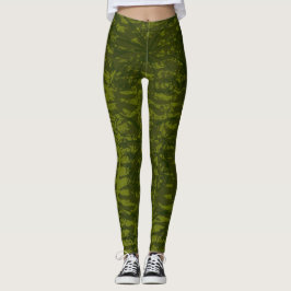 Camouflage farfalla leggings