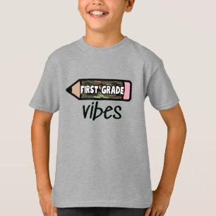Camouflage First Grade Vibes T-Shirt
