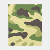 Camouflage Fleecedecke (Vorderseite)