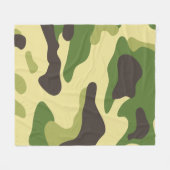 Camouflage Fleecedecke (Vorderseite (Horizontal))